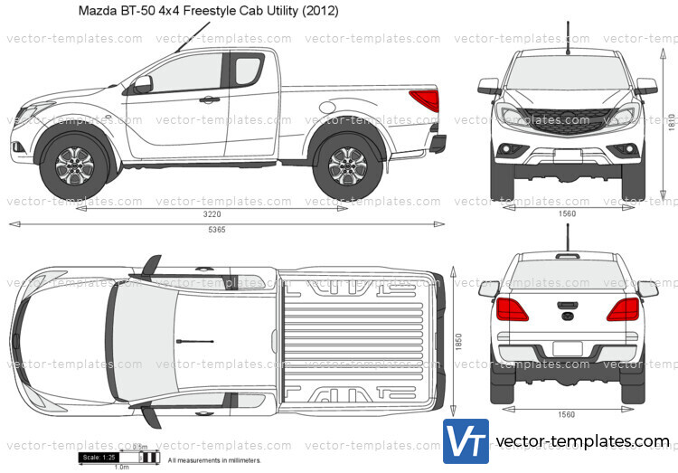 Mazda BT-50 4x4 Freestyle Cab Utility