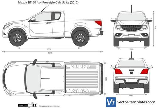 Mazda BT-50 4x4 Freestyle Cab Utility