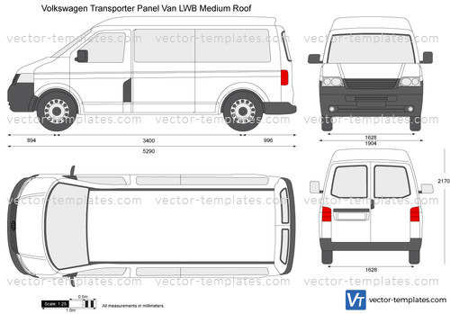 Volkswagen Transporter T5 Panel Van LWB Medium Roof
