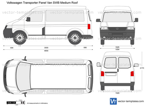 Volkswagen Transporter T5 Panel Van SWB Medium Roof