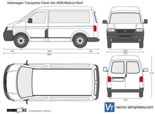 Volkswagen Transporter T5 Panel Van SWB Medium Roof