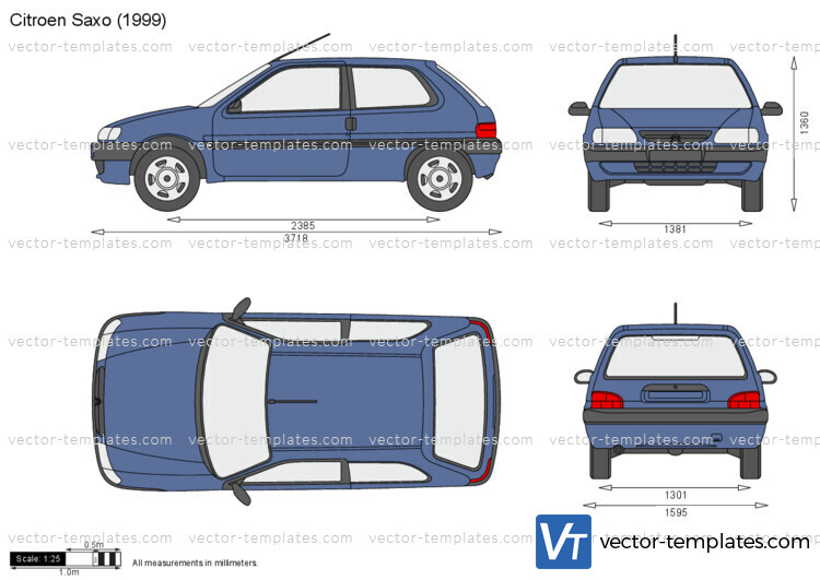 Templates - Cars - Citroen - Citroen Saxo