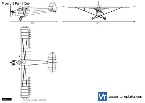 Piper J-3 Pa-11 Cub