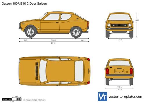 Datsun 100A E10 2-Door Saloon