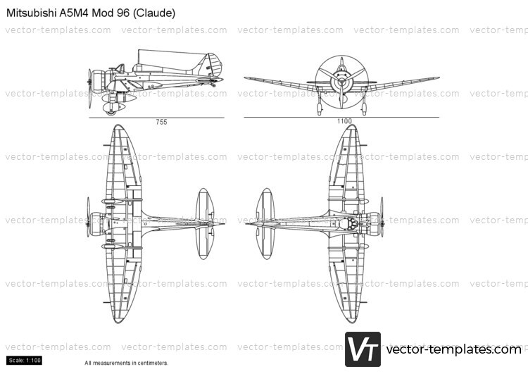 Mitsubishi A5M4 Mod 96 (Claude)