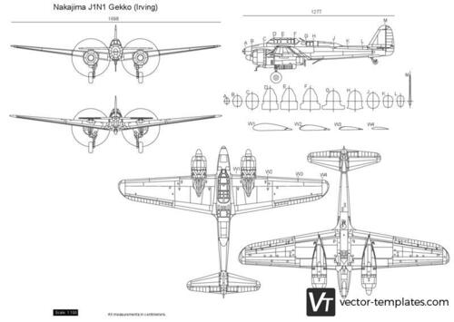 Nakajima J1N1 Gekko (Irving)