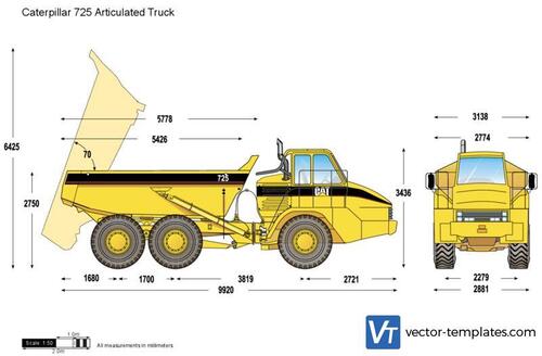 Caterpillar 725 Articulated Truck