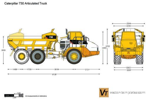 Caterpillar 730 Articulated Truck