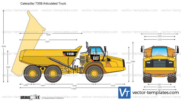 Caterpillar 735B Articulated Truck