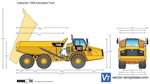 Caterpillar 735B Articulated Truck