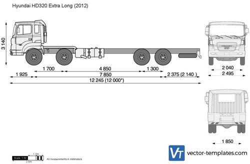 Hyundai HD320 Extra Long