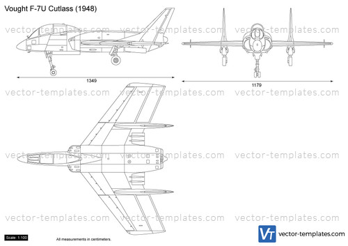 Vought F-7U Cutlass