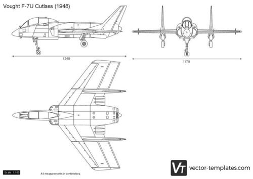 Vought F-7U Cutlass