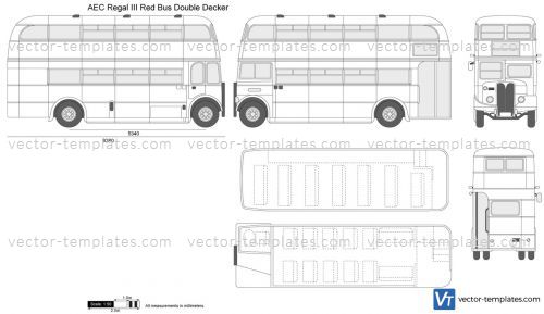AEC Regal III Red Bus Double Decker