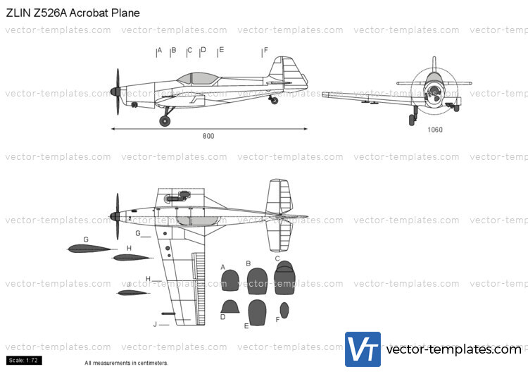 Zlin Z-526A Acrobat Plane