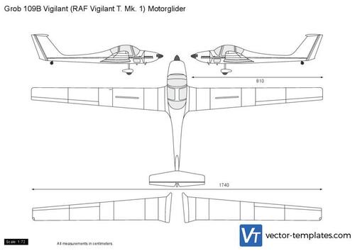 Grob 109B Vigilant (RAF Vigilant T. Mk. 1) Motorglider