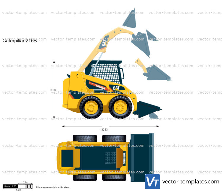 Caterpillar 216B Skid Steer Loader