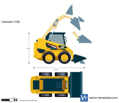 Caterpillar 216B Skid Steer Loader