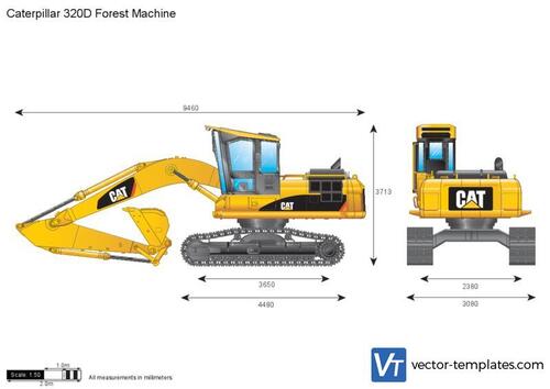 Caterpillar 320D Forest Machine