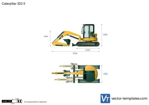 Caterpillar 302.5 Mini Hydraulic Excavator