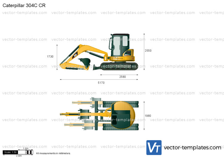 Caterpillar 304C CR Mini Hydraulic Excavator