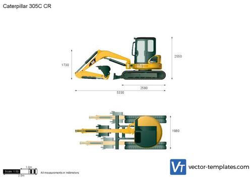 Caterpillar 305C CR Mini Hydraulic Excavator