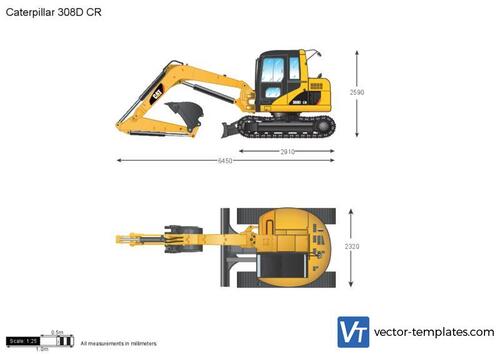 Caterpillar 308D CR Mini Hydraulic Excavator