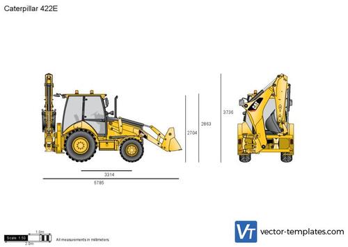 Caterpillar 422E Backhoe Loader