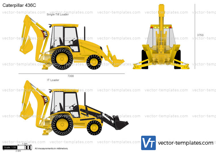 Caterpillar 436C Backhoe Loader