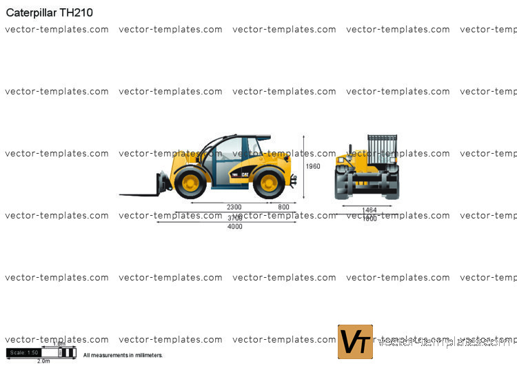 Caterpillar TH210 Telehandler