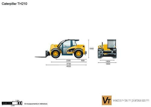 Caterpillar TH210 Telehandler