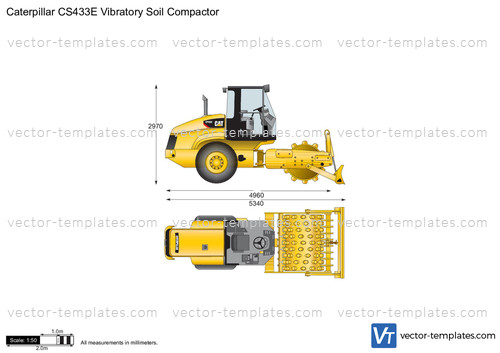Caterpillar CS433E Vibratory Soil Compactor