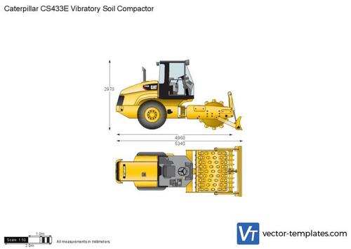 Caterpillar CS433E Vibratory Soil Compactor