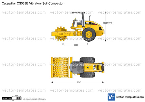 Caterpillar CS533E Vibratory Soil Compactor