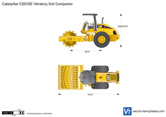 Caterpillar CS533E Vibratory Soil Compactor