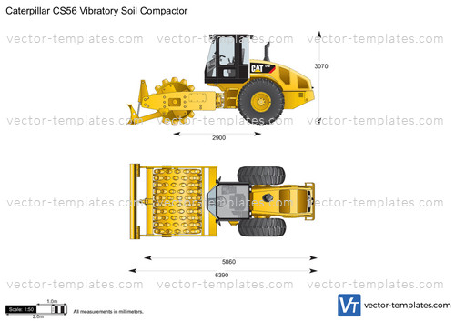Caterpillar CS56 Vibratory Soil Compactor