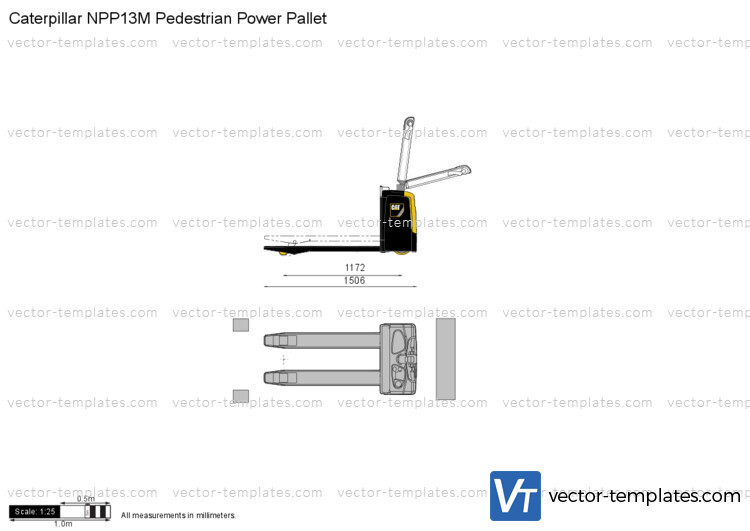 Caterpillar NPP13M Pedestrian Power Pallet