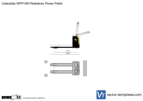 Caterpillar NPP13M Pedestrian Power Pallet