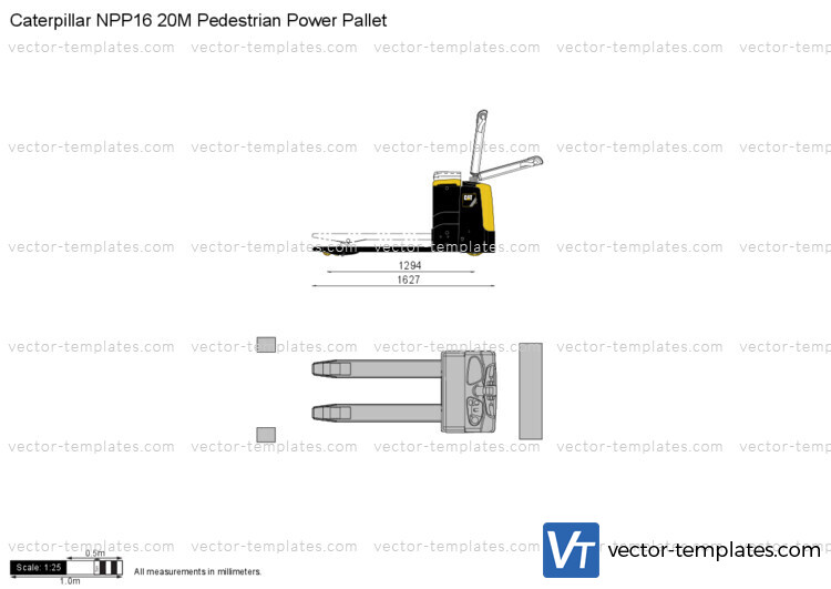 Caterpillar NPP16 20M Pedestrian Power Pallet