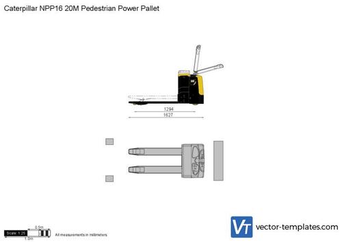 Caterpillar NPP16 20M Pedestrian Power Pallet