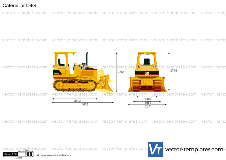 Caterpillar D4G Track-Type Tractor