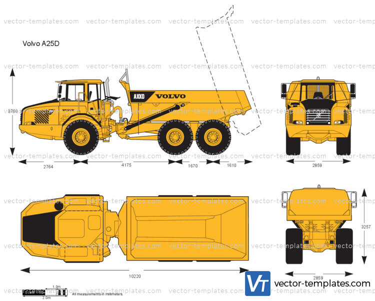 Volvo A25D Articulated Hauler