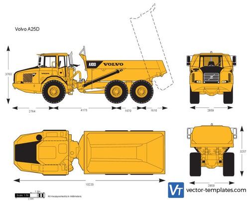 Volvo A25D Articulated Hauler