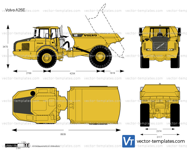 Volvo A25E Articulated Hauler