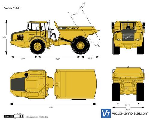 Volvo A25E Articulated Hauler