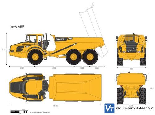 Volvo A35F Articulated Hauler