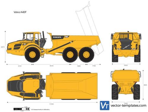 Volvo A40F Articulated Hauler