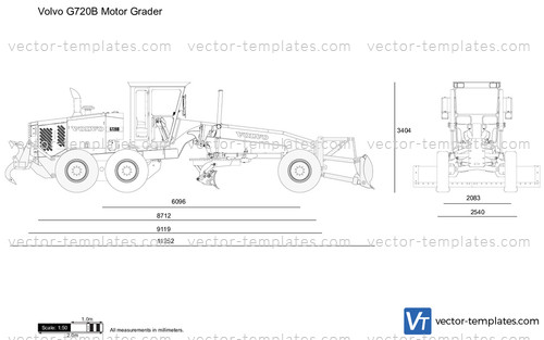 Volvo G720B Motor Grader