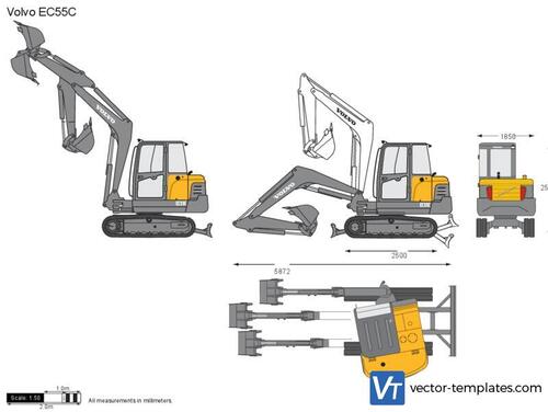 Volvo EC55C Crawler Excavator