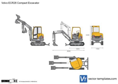 Volvo ECR28 Compact Excavator